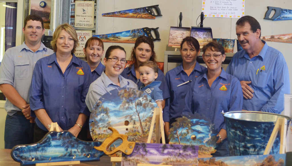 The team at Countryco Blackwater showcases some of the remarkable art for sale at the upcoming art show. The team at Countryco Blackwater showcases some of the remarkable art for sale at the upcoming art show.